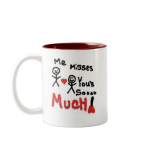 I Miss You So Much Cartoon Mug