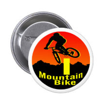 I Mountain Bike Button