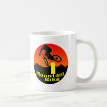 I Mountain Bike Coffee Mug