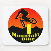 I Mountain Bike Mouse Pad