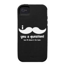 I moustache you a question iPhone 4/4S case