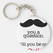 i moustache you a question key chains