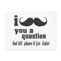 i moustache you a question postcards