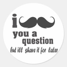 i moustache you a question stickers