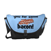 I moustache you for some bacon messenger bags