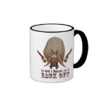 I Mustache You To Back Off mugs