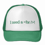 I need a break! hats