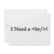 I Need a Break