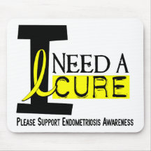 I Need A Cure 1 Endometriosis Mousepads