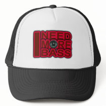 I NEED MORE BASS-Dubstep-DnB-DJ-Hip Hop-Club Mesh Hats
