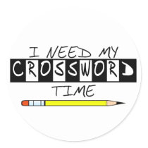 I need my Crossword time t-shirts and gifts. Stickers