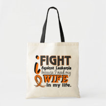 I Need My Wife Leukaemia Tote Bag