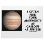I Often Find Your Arguments As Gaseous As Jupiter letterhead