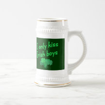 I Only Kiss Irish Boys Coffee Mug