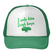 I Only Kiss Irish Boys Hats