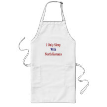I Only Sleep With North Koreans Aprons