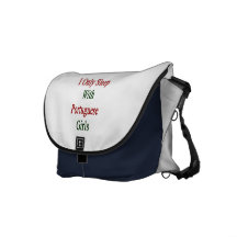 I Only Sleep With Portuguese Girls Courier Bag