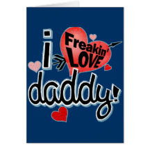 I papa d'AMOUR de Freakin ! Carte