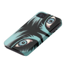 I Phone 4 Blue Monster Case iPhone 4 Case-Mate Cases