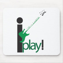 i play bass mouse pad