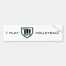 I play D1 volleyball: Bumper Sticker