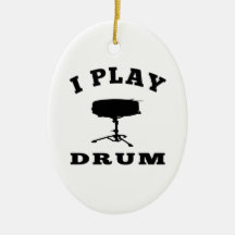 I Play Drum Ornaments