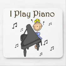 I Play Piano T-shirts and Gifts Mousepad