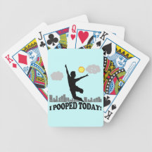 I Pooped Today Poker Cards
