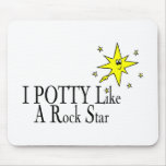 I POTTY Like A Rock Star Mousepads