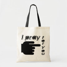 I pray for you Noir Sacs