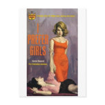 I Prefer Girls - 60s lesbian pulp novel Postcard