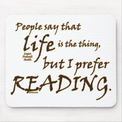 I Prefer Reading Mousepad