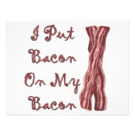 I Put Bacon On My Bacon Invitations