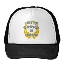 I put the grrr in swinger trucker hat