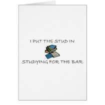 I Put The Stud In Studying For The Bar