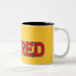 I Put the Tired in Retired Funny Retirement Tee Mug