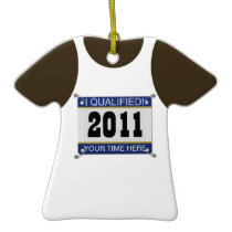 I Qualified Singlet - 2011 (Customizable) ornaments