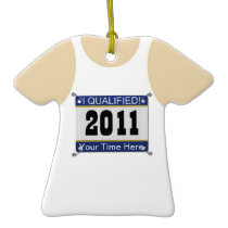 I Qualified Singlet - 2011 (Customizable) ornaments