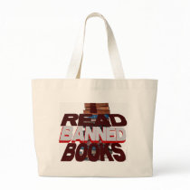 I READ BANNED BOOKS TOTE BAGS