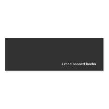 i read banned books business card