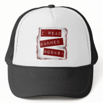 I read banned books! mesh hat