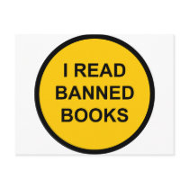 I Read Banned Books Postcard