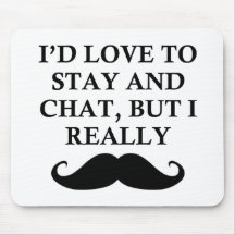 I REALLY MUST DASH MOUSE PAD