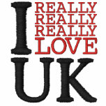 I Really Really Really Love UK Embroidered Hoodie