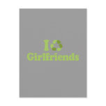 I recycle girlfriends postcards