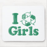 I Recycle Girls Mouse Pads