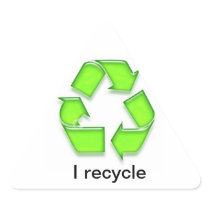 I recycle stickers