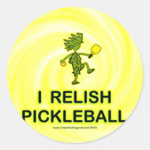 I Relish Pickleball Shirts & Gifts Stickers