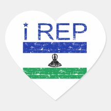 I représentant Lesotho Autocollant