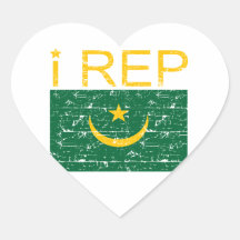 I représentant Mauritanie Autocollants